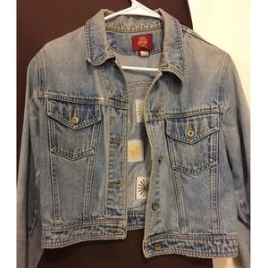 Vintage GAP Embroidered Jean Jacket